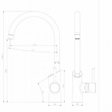 Смеситель для кухонной мойки Lemark Comfort  (LM3072C	)