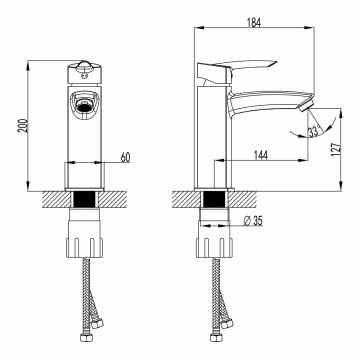 Смеситель для раковины Lemark Mars (LM3537C)