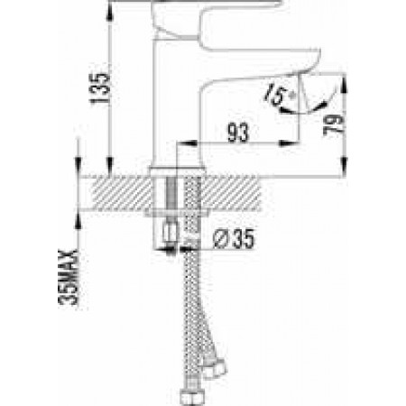 Смеситель для раковины Lemark Basis (LM3606C)