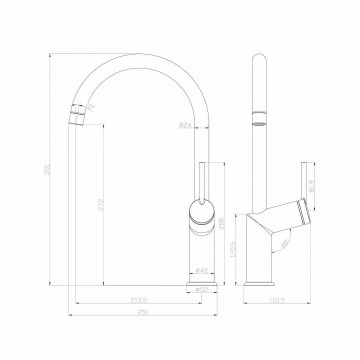 Смеситель для кухни Lemark Minima (LM3805C) для кухни