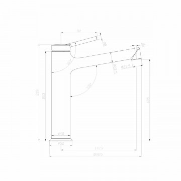 Смеситель для раковины Lemark Minima (LM3837C)