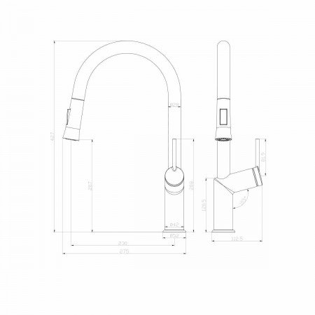 Смеситель для кухни Lemark Minima (LM3850C)