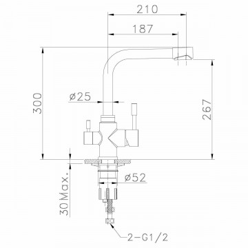 Смеситель для кухонной мойки Lemark Expert (LM5061S)