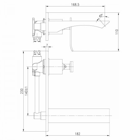 Смеситель для раковины Lemark Contest (LM5826CW)