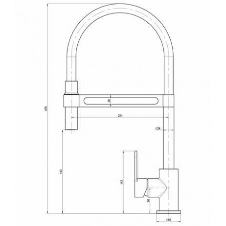 Смеситель для кухонной мойки Lemark Soul (LM6006C)