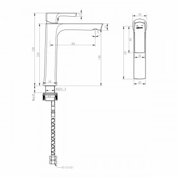 Смеситель для раковины Lemark Ursus (LM7209BL)